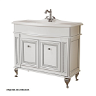 Тумба с раковиной Caprigo Fresco 10614G 100 см напольная (эмаль)