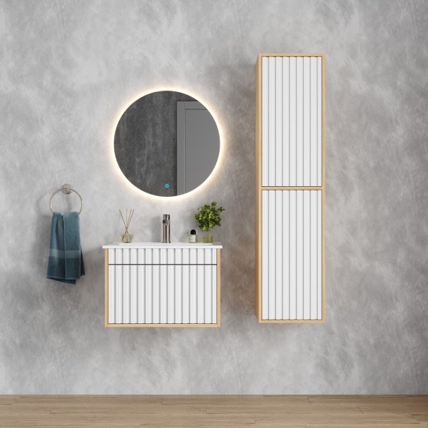 Пенал Onika Дайлер 403568 35 см дуб сонома с белым