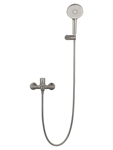 Смеситель для ванны Wonzon & Woghand Solo WW-639032-1-BN никель брашированный с душевым гарнитуром