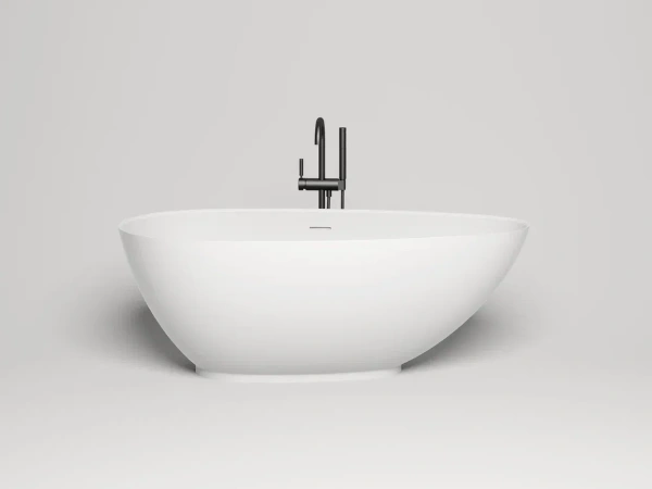 Ванна из искусственного камня Salini Paola 170x85 101512SM белая матовая отдельно стоящая