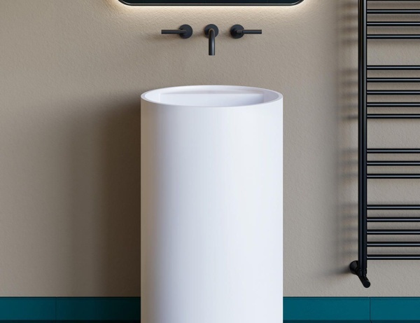 Раковина напольная Salini Armonia Top 01 130114GF 45 см окрашивание по RAL Classic глянцевая