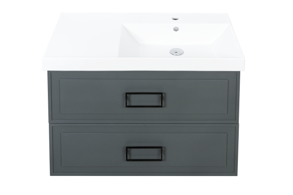 Тумба под раковину LaFenice Cubo FNC-01-CUB-G-90-2 90 см серая матовая