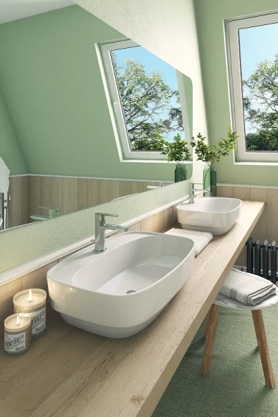 Накладная раковина Caprigo Купер 650 65 см белая