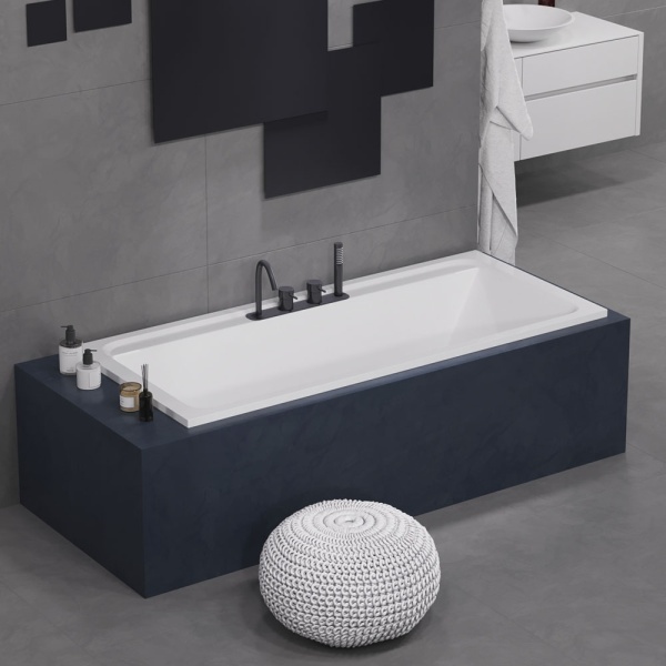 Ванна акриловая Alba Spa Barselona 2.0 170x75 ВПР0310200100 пристенная