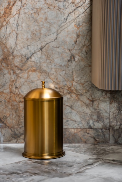 Ведро для мусора Boheme 10915-BR бронза