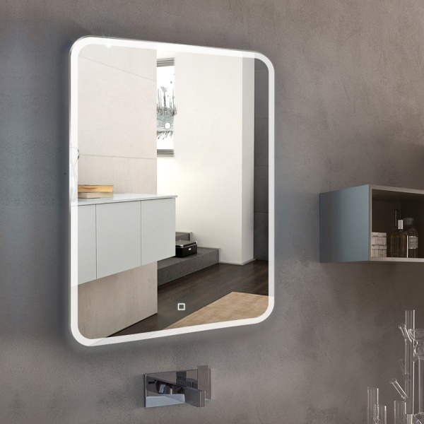 Зеркало Silver Mirrors Стив 70x90 ФР-00001480 с подсветкой и сенсором