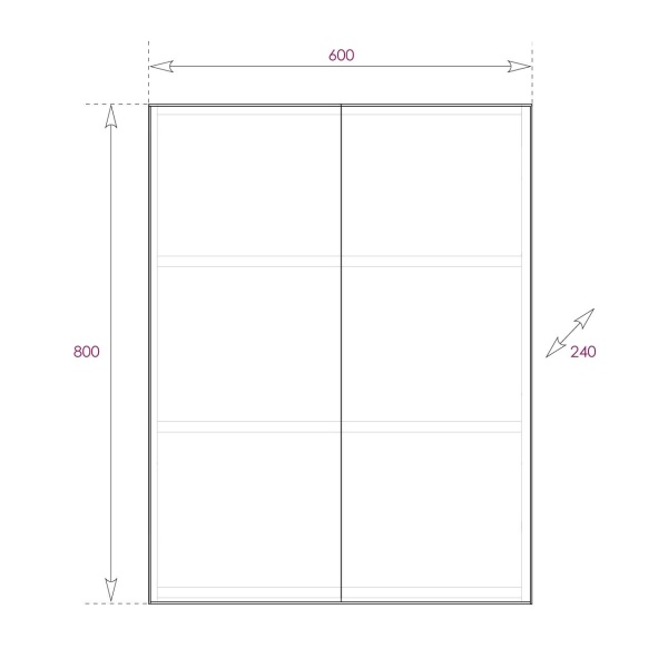 Шкаф Onika Маркус 306010 60 см белый