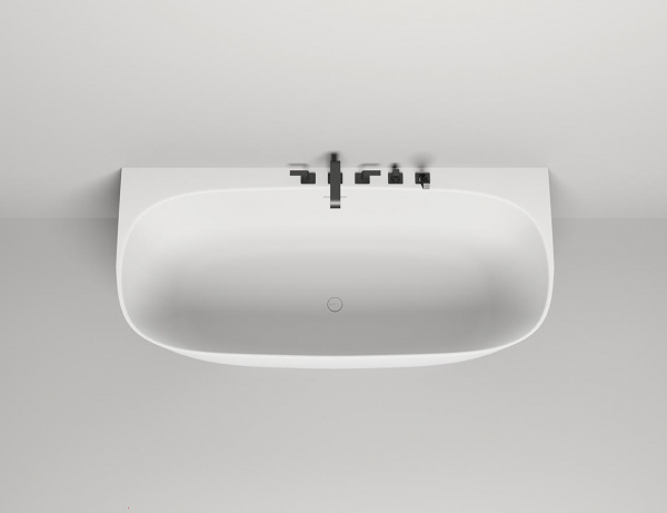 Ванна из литьевого камня Salini Sofia Wall 180x85 102513G белая глянцевая пристенная