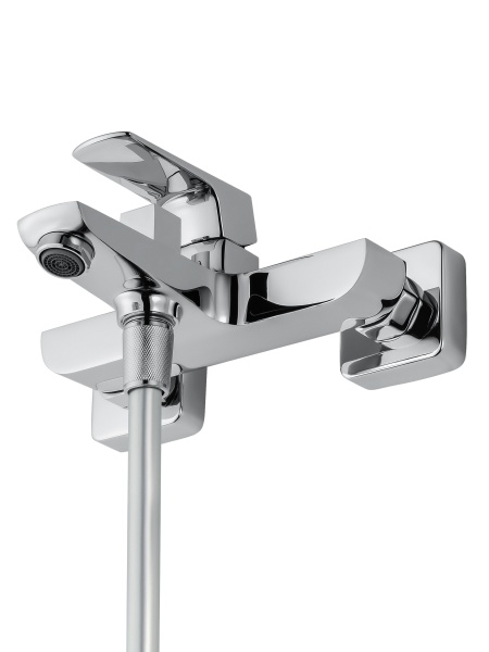 Смеситель для ванны Wonzon & Woghand Forza WW-639031-1-CR хром глянцевый с душевым гарнитуром