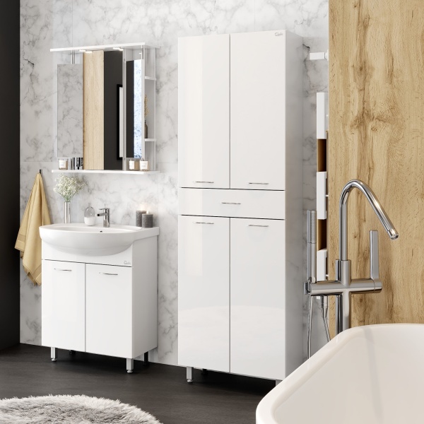 Пенал Onika Модерн 406002 60 см белый