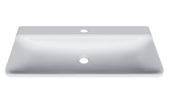 Мебельная раковина Madera Solo 4680173710430 60 см белая глянцевая