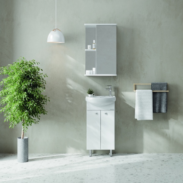 Тумба под раковину Onika Азов 104012 40 см белая (раковина Азов 40)