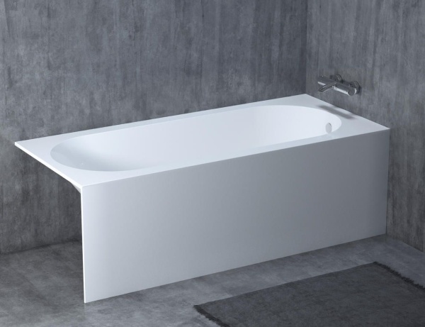 Ванна из литьевого камня Salini Ornella 180x80 102312G белая глянцевая встраиваемая