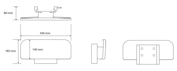 Спинка для сиденья Bemeta Help Program 355125157 белая
