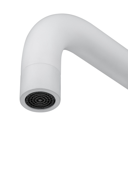 Смеситель для кухонной мойки Wonzon & Woghand WW-L1006-MW белый матовый