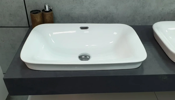 Накладная раковина Velvex 78444 60 см белая