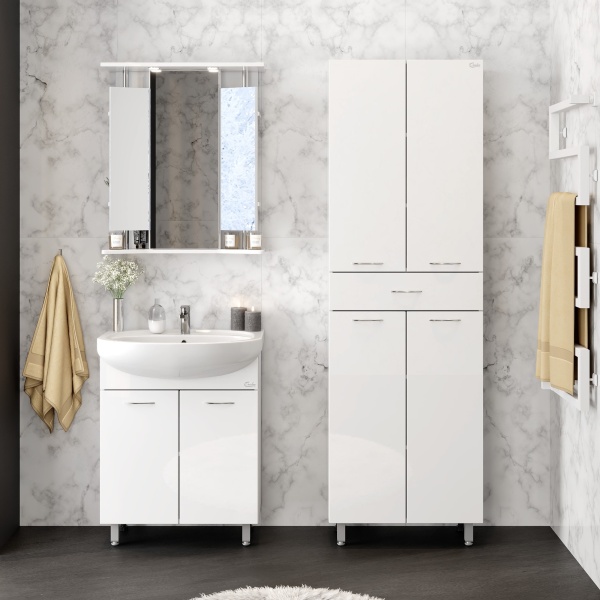 Пенал Onika Модерн 406002 60 см белый