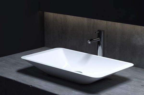 Накладная раковина Salini Callista 03 1101207SM 35 см белая матовая