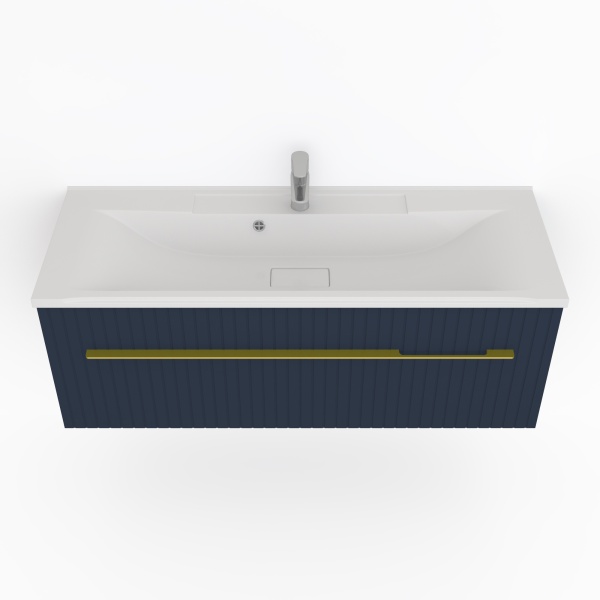 Тумба под раковину Kакса-А Sharm 005281 120 см синяя