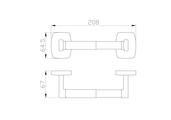 Держатель для туалетной бумаги Wonzon & Woghand Porto WW-1611 хром глянцевый