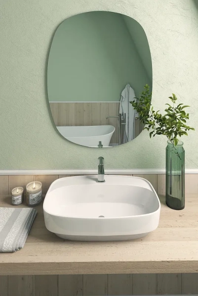 Накладная раковина Caprigo Купер 650 65 см белая