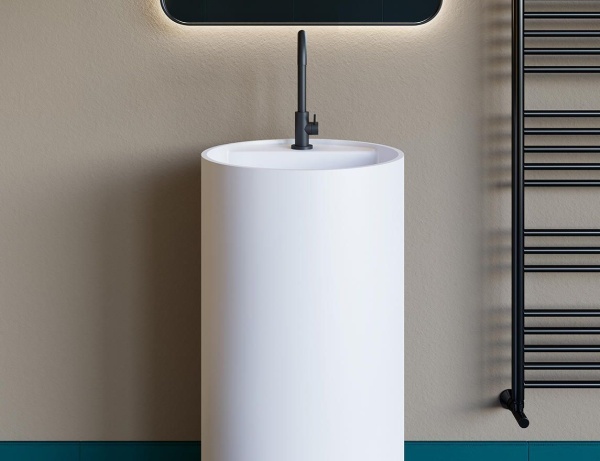 Раковина напольная Salini Armonia Top 01 130114G 45 см белая глянцевая