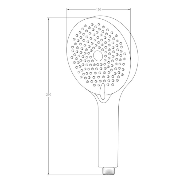 Душевая лейка Voda VSP16 хром глянцевая