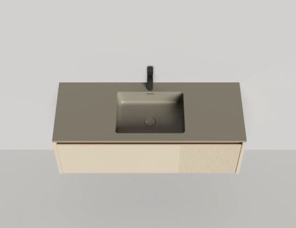 Тумба с раковиной Salini Domino 120 см 27D112ON окрашивание по RAL эмаль Onda Plus