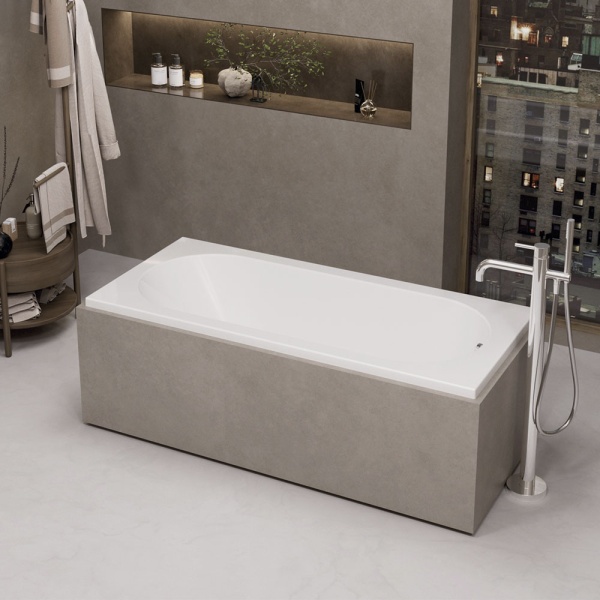 Ванна акриловая Alba Spa Supreme 180x80 ВПР041000100 пристенная