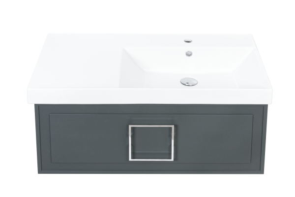 Тумба под раковину LaFenice Cubo FNC-01-CUB-G-90 90 см серая матовая