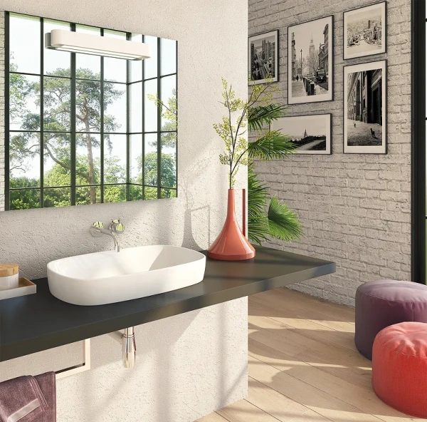 Накладная раковина Caprigo Купер 560 55 см белая