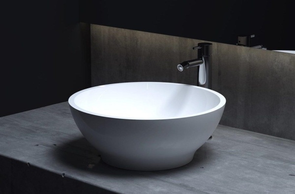 Накладная раковина Salini Gloria 03 1102203M 40 см белая матовая