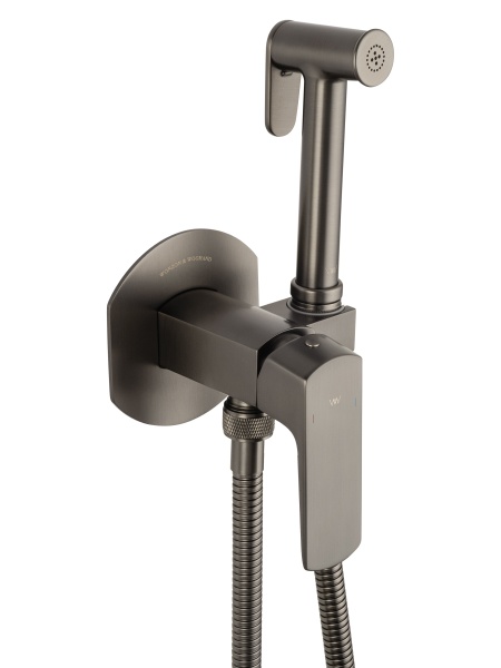 Смеситель гигиенический Wonzon & Woghand Forza WW-88829031-BGM темный графит брашированный