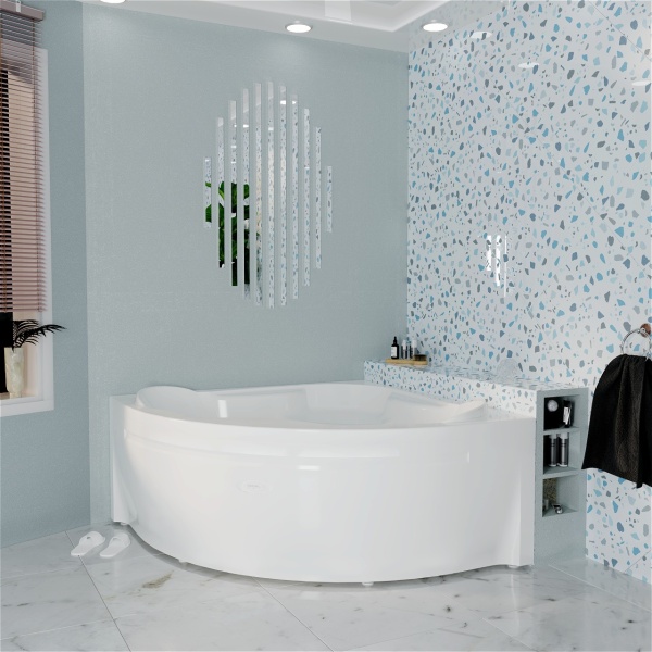 Фронтальный экран под ванну Radomir Сандра 210x55 2-21-0-0-0-221 белый