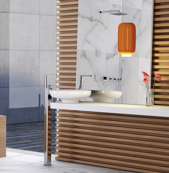 Смеситель напольный Webert Living LV832101015 хром глянцевый