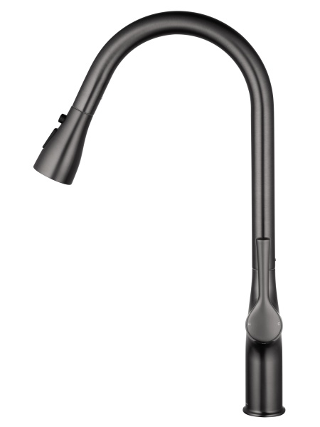 Смеситель для кухонной мойки Wonzon & Woghand WW-AE54123-BGG темный графит брашированный