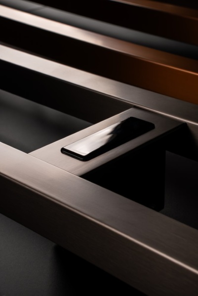 Полотенцесушитель электрический Boheme 728-GM графит