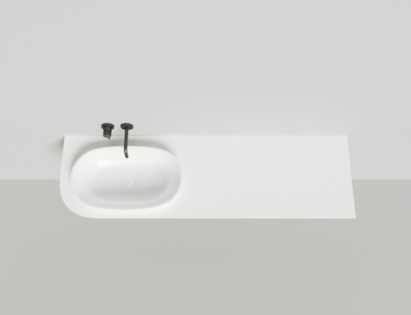 Столешница Salini Costa 70 см 200221MN белый RAL матовая