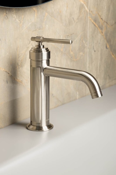 Встраиваемый смеситель для раковины Boheme Eterna 175-NB никель