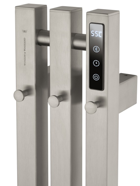 Полотенцесушитель электрический Wonzon & Woghand Kassel WW-AL73312-BN никель брашированный