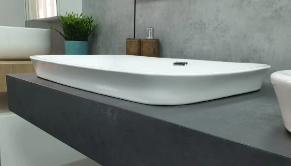 Накладная раковина Velvex 78444 60 см белая