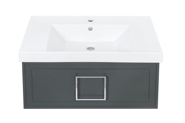 Мебельная раковина LaFenice Cubo CU.NN.80 80 см белая