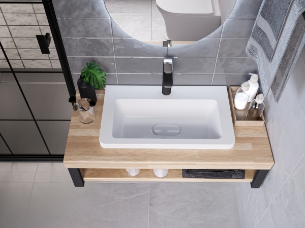 Мебельная раковина Madera Modul 4627173210904 60 см белая глянцевая