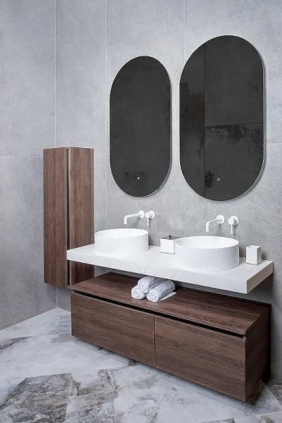 Накладная раковина Boheme Corian 40 см 819-W белая