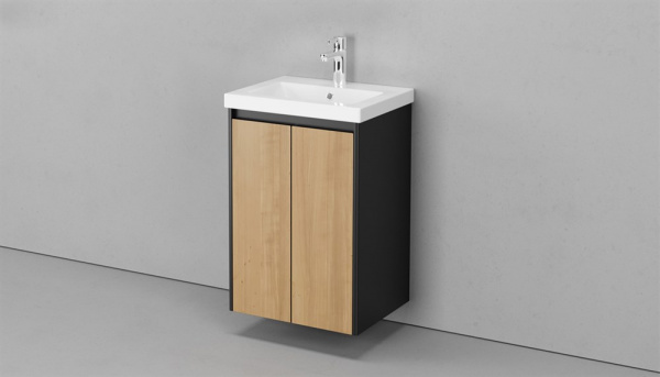 Тумба под раковину Velvex Klaufs tpKLA.50.2D-617.217 50 см черная