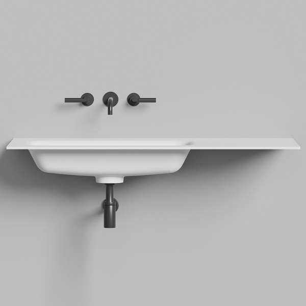 Подвесная раковина Salini Onda Flow Round 1402205MN 40 см белая матовая