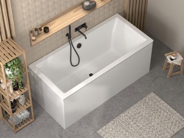 Ванна акриловая Alba Spa Kero 170x80 ВПР0360000100 пристенная