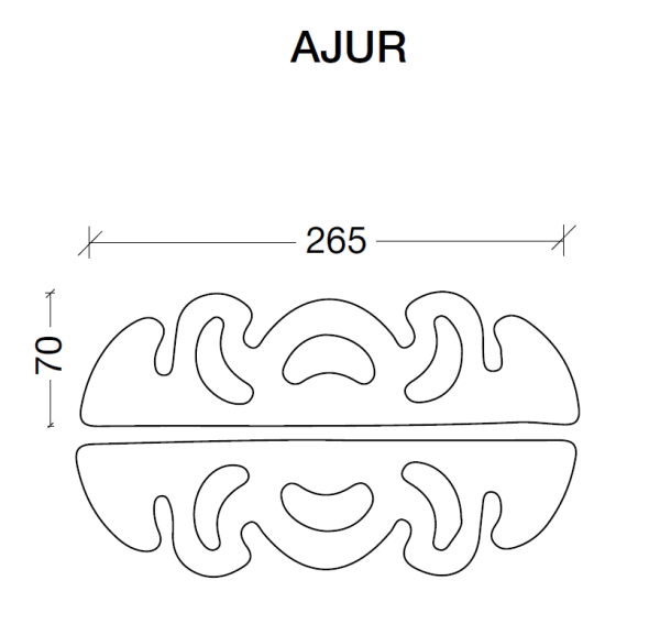 Ручка для тумбы Armadi Art Ajur 828-G золото