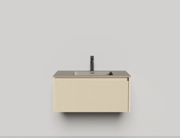 Тумба с раковиной Salini Domino 80 см 27D108ONF окрашивание по RAL эмаль Onda Plus