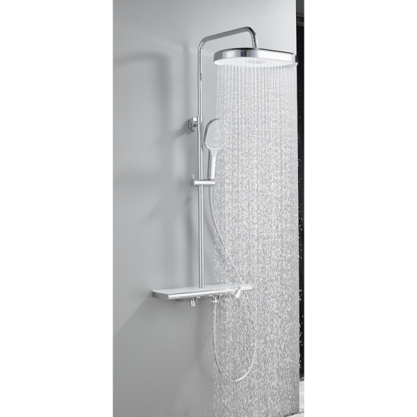 Душевая стойка со смесителем Esko ST350 хром глянцевая